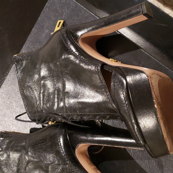 PRADA Lace up platform heels / booties! - Picture 6 of 10